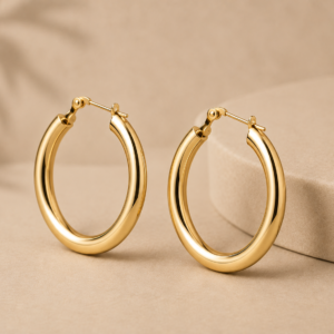 Gold Hoop Earrings
